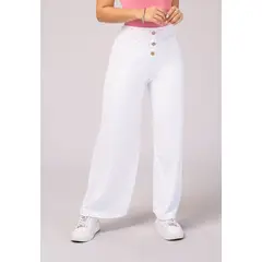 MARKETING PERSONAL - Pantalón Mujer Blanco Mp 3407