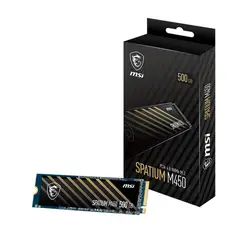 MSI - Disco Duro Solido Spatium M450 PCIe 4.0 NVMe (M.2) 500GB