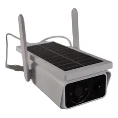 GENERICO - Camara Seguridad Alimentación Solar 1080p Pilas Recargables