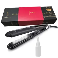 GENERICO - Plancha Profesional Para El Cabello A Vapor O Tratamientos_.