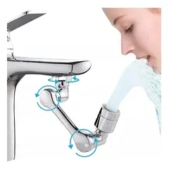 GENERICO - Extensor Giratorio Grifo Lavaplatos Ahorrador Pulverizador