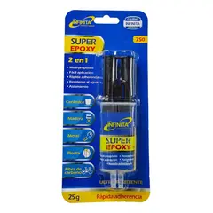GENERICO - Soldadura Epoxica 2 En 1 Pegante Multiproposito Jeringa 25g