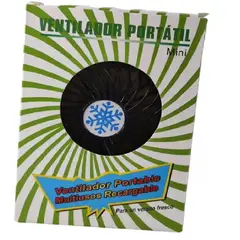 SKY - Ventilador Abanico Portátil Recargable Usb Escritorio Hogar