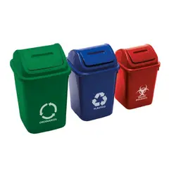 RIMO - Papelera Vaiven Fantasia 16 Litros Color Surtida