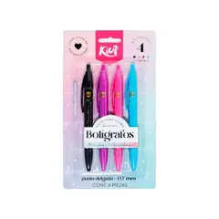 NORMA - Boligrafo Kiut RT 07 X 4 Colores 556052