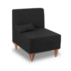 MAGIC CLASS - SILLA MODERNA DUSSAN MICROFIBRA NEGRO