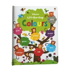 USBORNE - Libro Infantil Interactivo Colores Con Solapa Para Niños