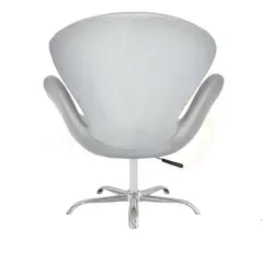 MAGIC CLASS - SILLA AUXILIAR EGG TRÉBOL MICROFIBRA GRIS