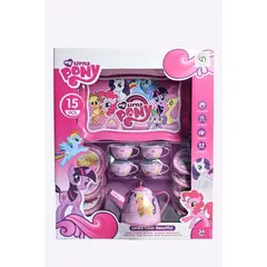 JUGANDO Y EDUCANDO - Juego De Taza De Té My Little Pony Con 15 Piezas Para Niños