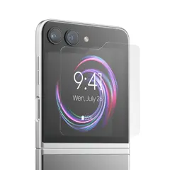 ELAGO - Vidrio Templado Exterior Compatible Samsung Galaxy Z Flip 5 Clea