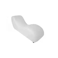 MAGIC CLASS - SILLÓN TANTRICO DIVÁN ERGÓNOMICO MODERNO ECOCUERO BLANCO