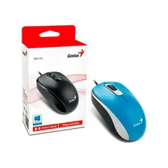 GENIUS - Mouse DX-120 USB Alambrico Azul