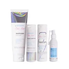 GENERICO - Kit Anticaída 100% Natural Para Cabello Seco CLICK COSMETICS