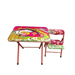 MY NEW BABY - Escritorio Para Niños Mesa y Silla Plegable Acolchado Facil De Guardar