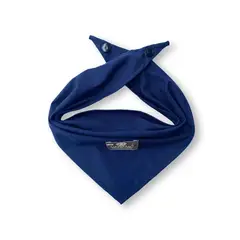WAWAW - Pañoleta para perro talla S unicolor azul oscuro