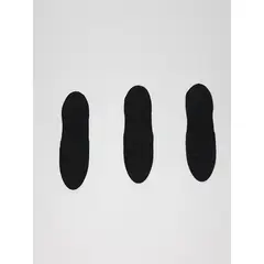 CALVIN KLEIN - Pack negro negro de 3 calcetines invisibles