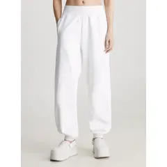 CALVIN KLEIN - Pantalón blanco blanco blanco de chándal holgado con monograma