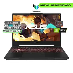 ASUS - TUF AMD RYZEN 7-6800H RTX 3050Ti 4GB SSD 512GB RAM 16GB LED 15,6 FULL HD 144Hz