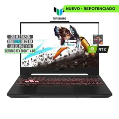 ASUS - TUF AMD RYZEN 7-6800H RTX 3050Ti 4GB SSD 512GB RAM 24GB LED 15,6 FULL HD 144Hz