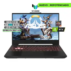 ASUS - Portátil TUF AMD Ryzen 7 RTX 3050Ti 40GB 512GB 15.6"