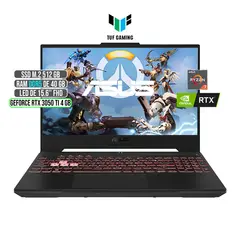 ASUS - TUF AMD RYZEN 7-6800H RTX 3050Ti 4GB SSD 512GB RAM 40GB LED 15,6 FULL HD 144Hz