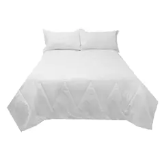 HOMETEX - PLUMON NORDICO SEMIDOBLE BLANCO