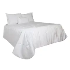 HOMETEX - TENDIDO SATIN GOLD SENCILLO BLANCO TEXTURIZADO