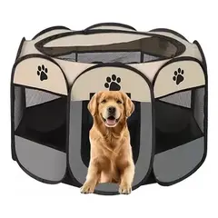 GENERICO - Corral Plegable Para Perro Gato Casa Jaula Tienda Plegable
