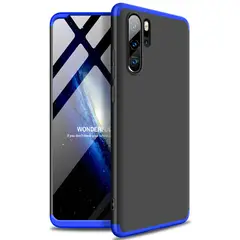 GENERICO - Funda Carcasa Estuche Protector Para Huawei P30 Pro Negro Azul