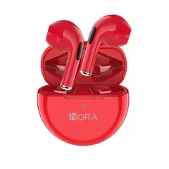 1 HORA - Audífonos Inalámbricos Bluetooth 1hora Color Rojo
