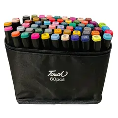 ONE PIXEL - Kit De Marcadores De 60 Pcs Rotuladores Doble Punta