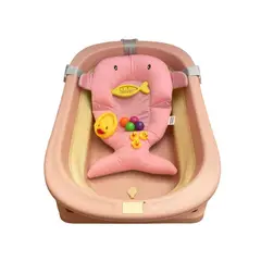 GENERAC - Bañera plegable para bebe con termometro cijin patos pimpon