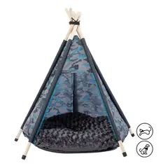 TOTTO - Teepee para mascota Charlie Gris