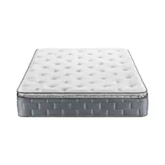 ZABRA COLCHONES - Colchon Queen Resortado Zabra Platino 160x190