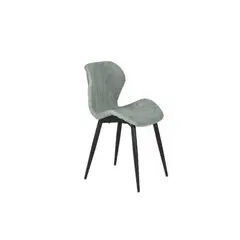 MUEBLES FIOTTI - Silla Auxiliar Microfibra Verde Alban