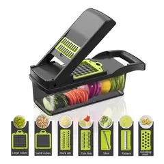 GENERICO - Rebanador Tajador Picador Rallador Alimentos Multi-funcional