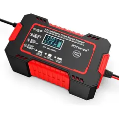 MILOPTS - Cargador Bateria Portatil Carro Moto Pantalla Lcd Iniciador