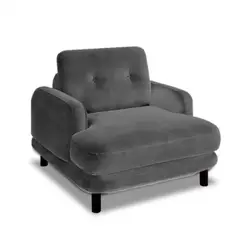 MAGIC CLASS - SILLA MODERNA GIBSON ECOCUERO GRIS