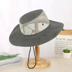 SAFARI - Sombrero Jungla Malla Transpirable Ajustable