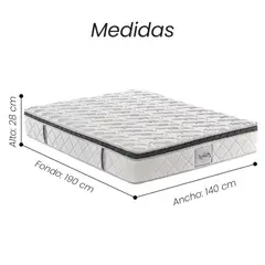 ZABRA COLCHONES - Colchon Doble Zabra Topazio 140x190