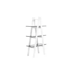 MUEBLES FIOTTI - Muebles Estante Blanco Negro Porto