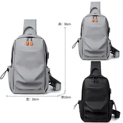 MULTIPLACE COLOMBIA - Bolso manos libres para caballero de cruzar impermeable