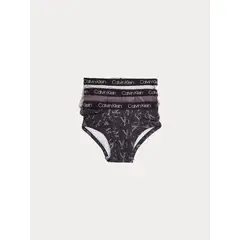 CALVIN KLEIN - Pack gris de 3 calzoncillos para niño