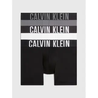 CALVIN KLEIN - Pack negro de 3 bóxers largos - Intense Power