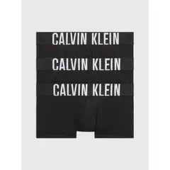 CALVIN KLEIN - Pack negro de 3 bóxer trunk