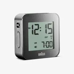 BRAUN - Relojes Despertadores Digitales Gris