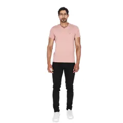 LA CHAQUETERIA - Camiseta Paralela Slimfit Palo de Rosa