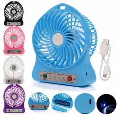 SKY - Ventilador Abanico Portátil Recargable Usb Escritorio Hogar