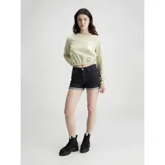 CALVIN KLEIN - Saco Verde Satinado con Logos en Caja Para Mujer