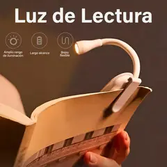 COMPRALOENCASA COM - Lámpara Clip de Lectura Recargable 3 Modos de Luz C15